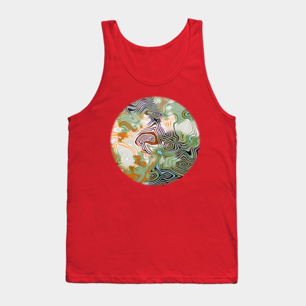 Relief number 8 Tank Top by federicocortese